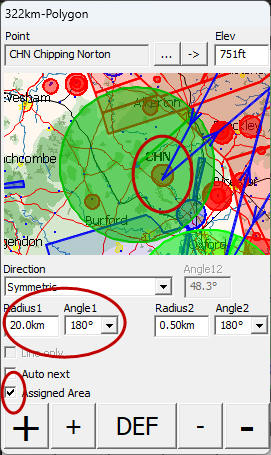 Setting a TP as an AAT Area