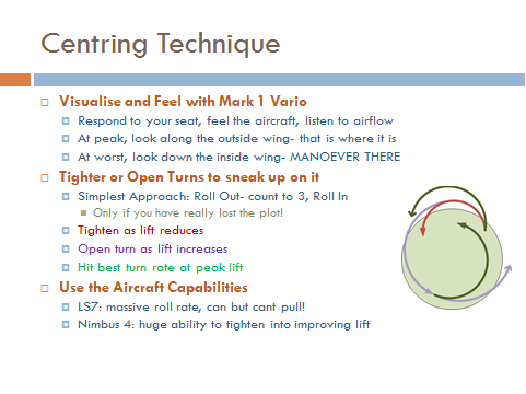 Working the Climbs: Techniques and approach to improving climb performance through choosing the right thermals, centring technique, exiting cleanly