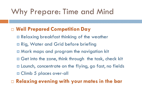 Physical Preparation