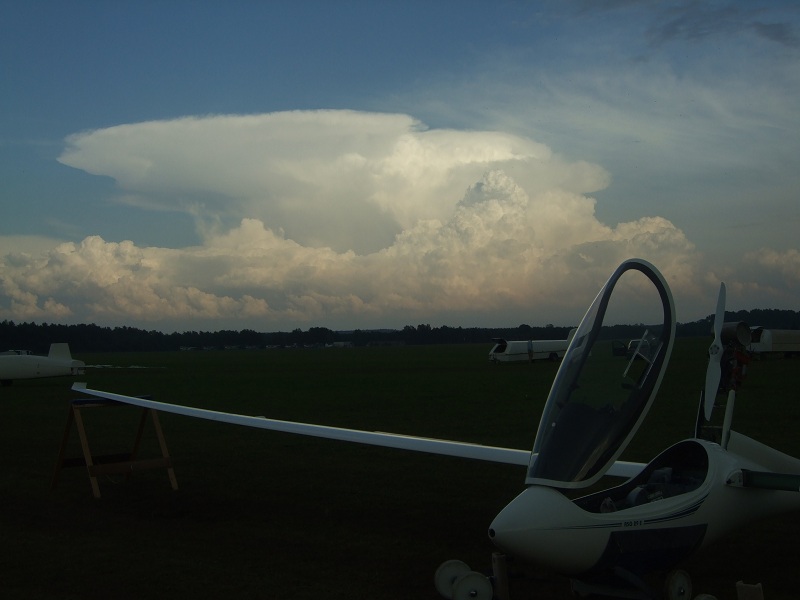 Its All Over: The shower we navigated round on the way back on the last day