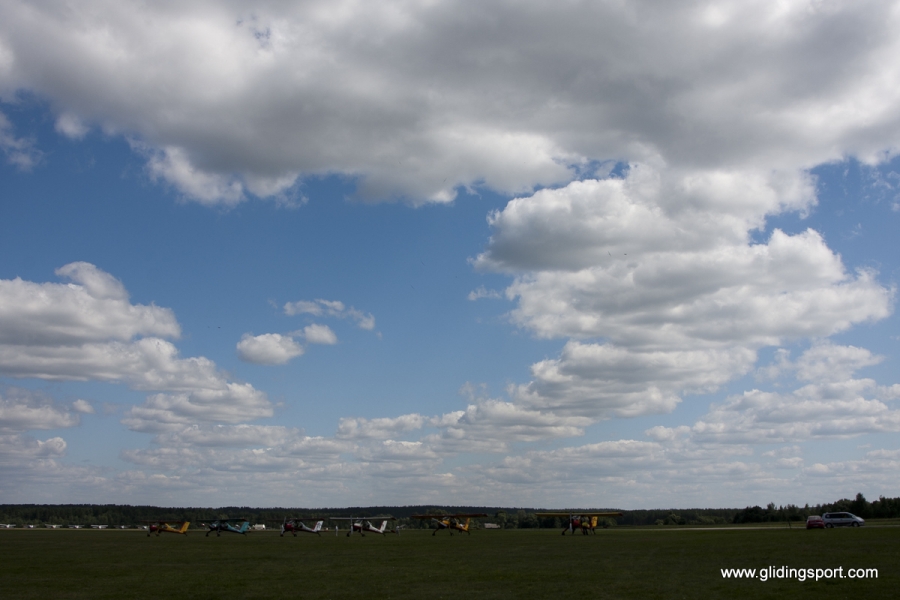 Ed waiting to launch on a competiton task