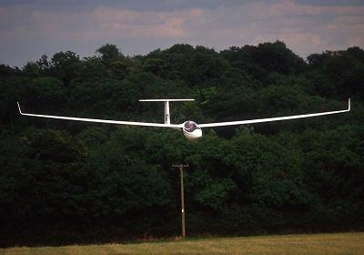 W7 Finishing at Nympsfield by Neil Lawson. A pretty picture but an unspectacular performance at this competition, inclding the loss of a wheel from my trailer on the first day!